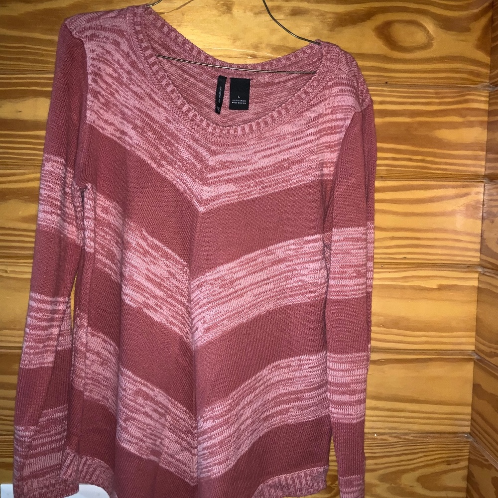 New Direction | Pink | Large Sweater